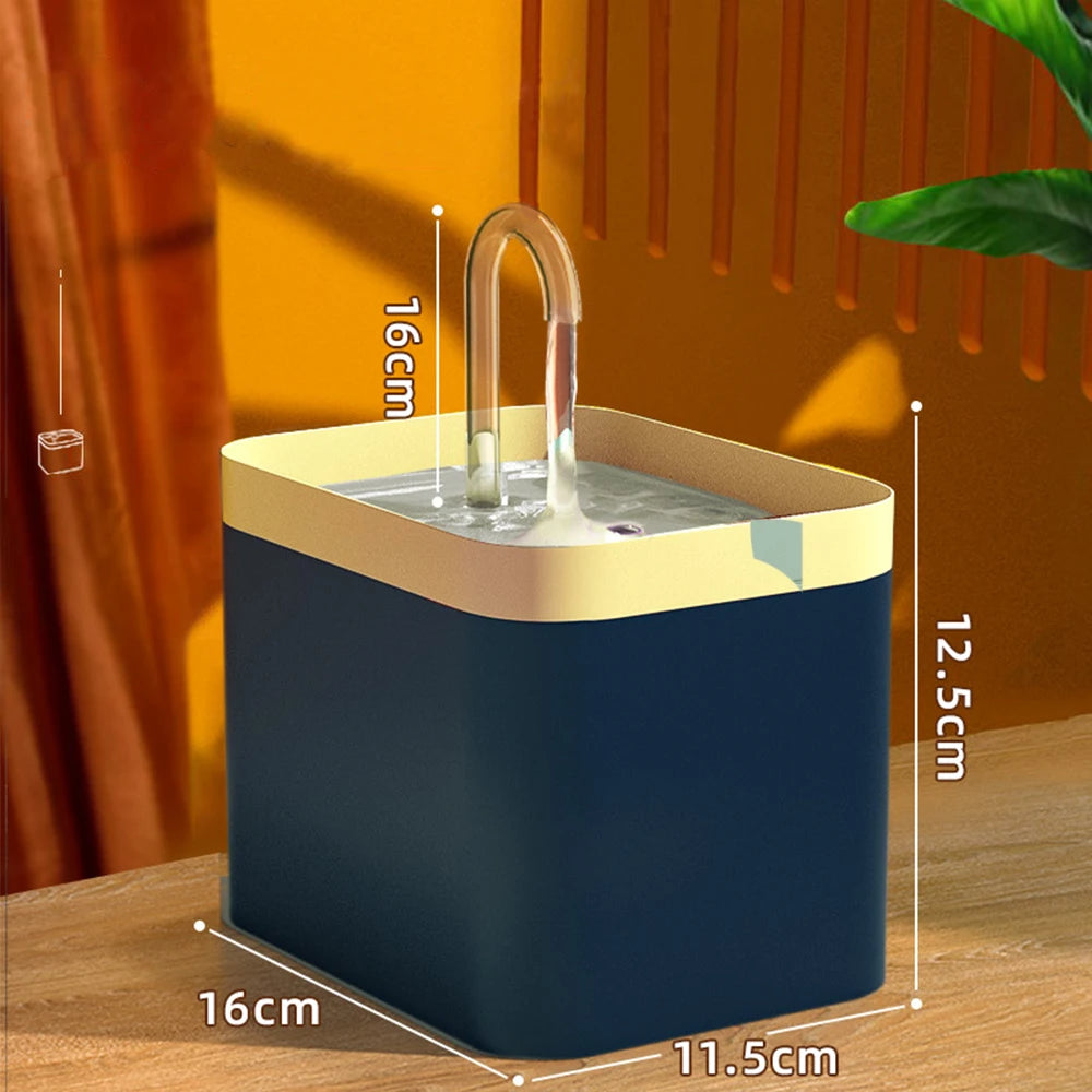 Ultra-Quiet Smart Cat Water Fountain – Automatic 1.5L Pet Water Dispenser