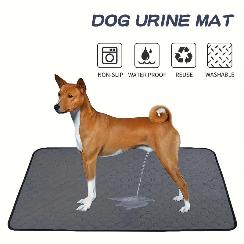 Reusable & Washable Dog Pee Pad – Waterproof & Absorbent Training Mat for Puppies, Cats, Car Seats, Floors & Sofas