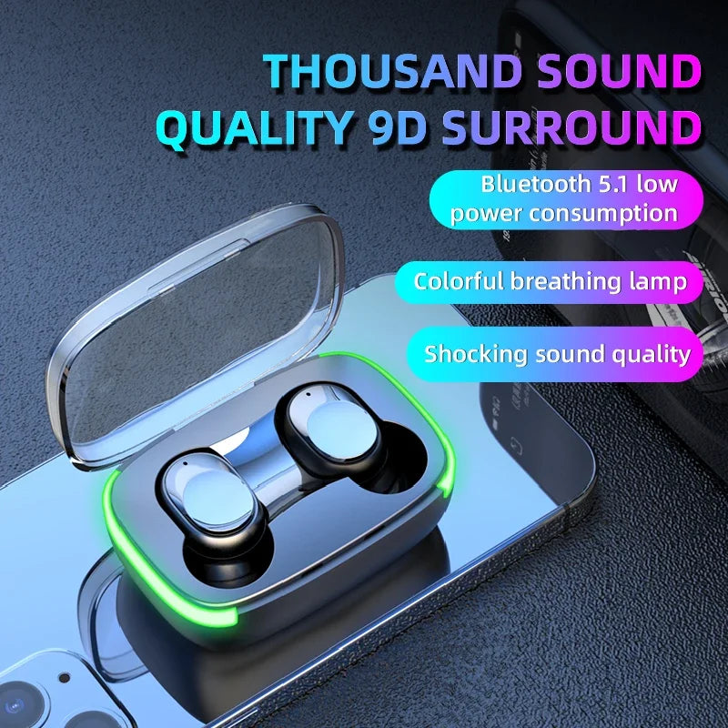 New Y60 TWS Bluetooth Earphones – Wireless Precision for Music, Gaming & More
