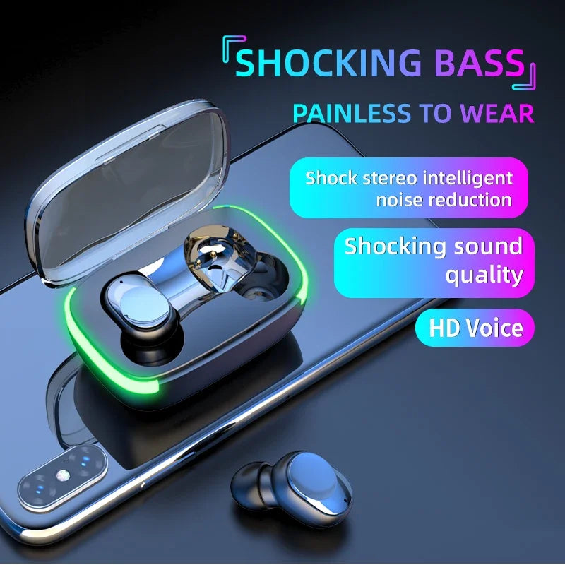 New Y60 TWS Bluetooth Earphones – Wireless Precision for Music, Gaming & More