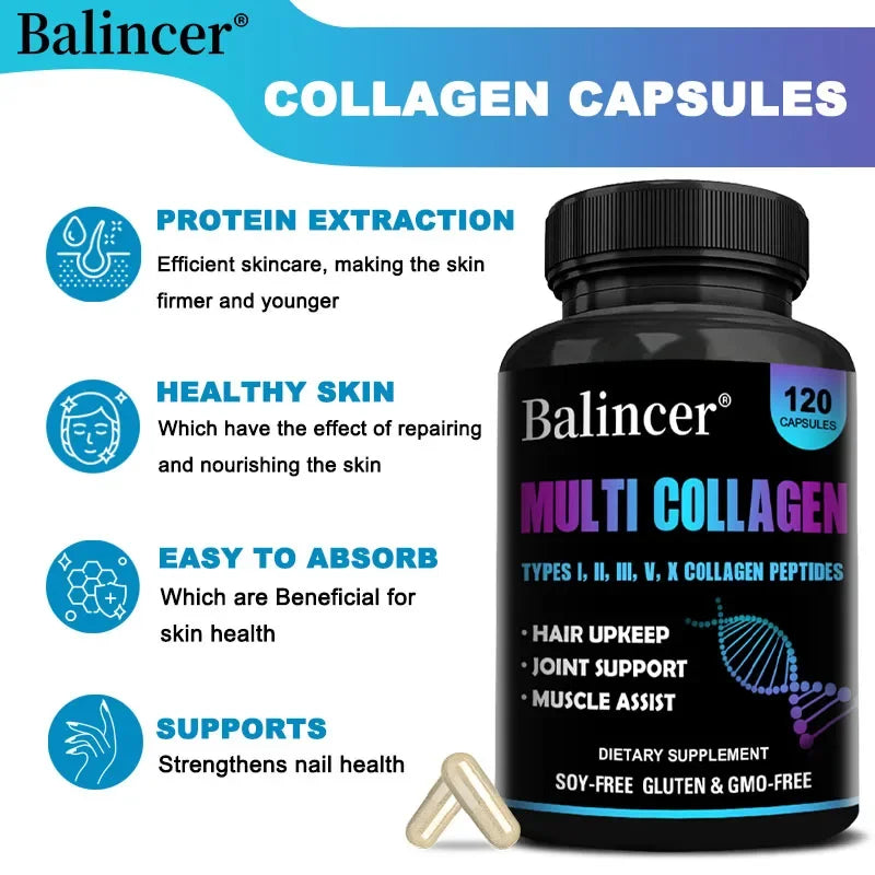 Revitalize Your Body from the Inside Out with Multi-Collagen Capsules