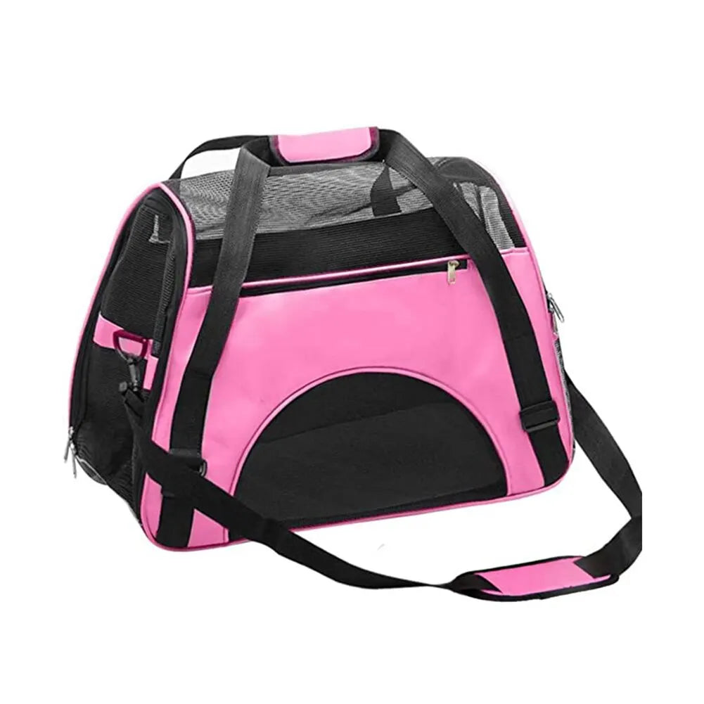 Soft-Sided Pet Travel Carrier – Portable & Foldable Comfort Carrier for Cats, Dogs & Puppies