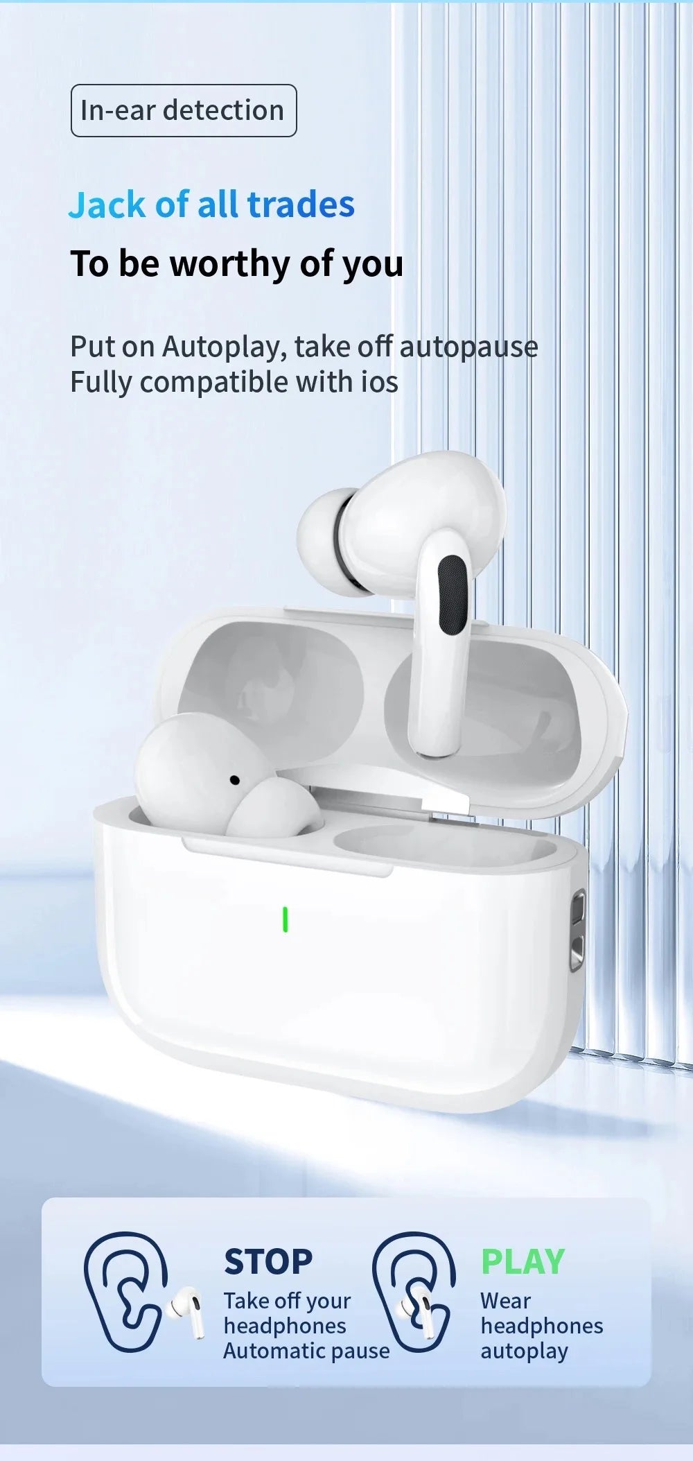 2025 New Air Pro True Wireless Bluetooth Earphones – HiFi Sound Meets Next-Gen Performance