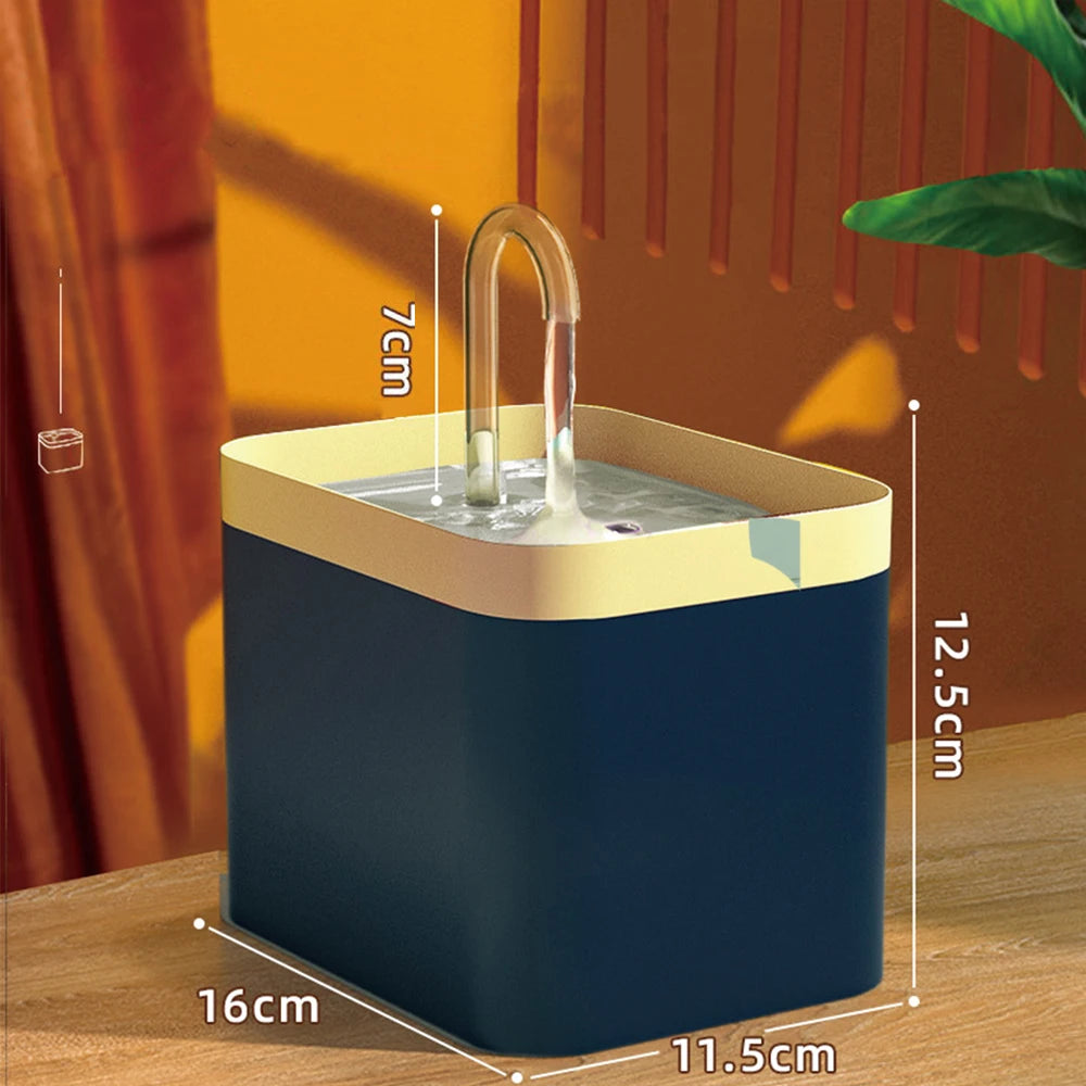 Ultra-Quiet Smart Cat Water Fountain – Automatic 1.5L Pet Water Dispenser