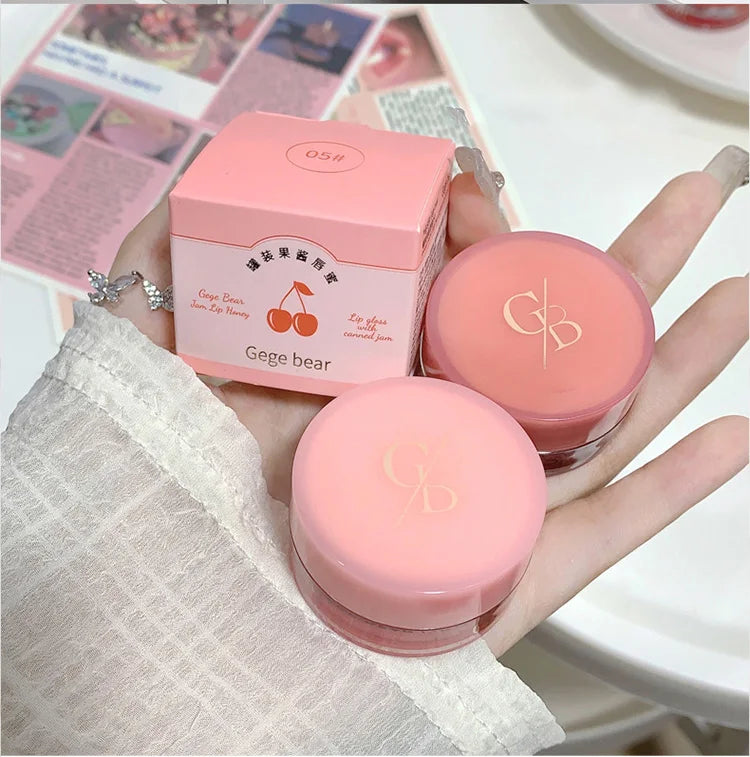 🍯 Gege Bear Jam Lip Honey – Canned Jam Lip Gloss with Shine, Moisture & Magic