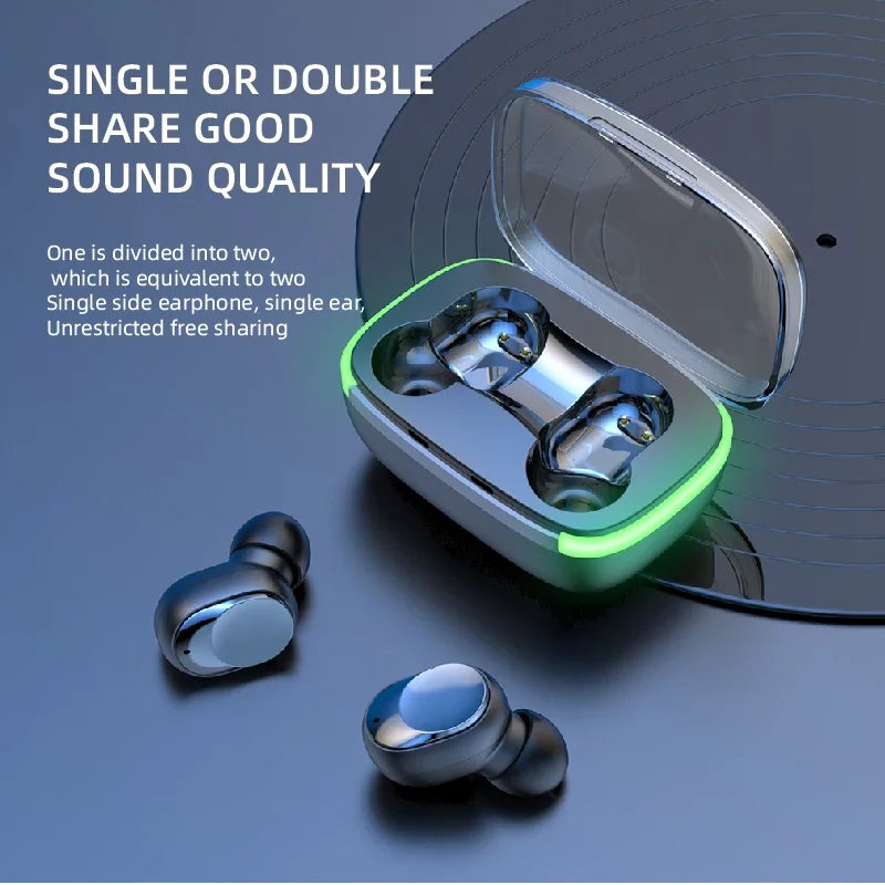 New Y60 TWS Bluetooth Earphones – Wireless Precision for Music, Gaming & More