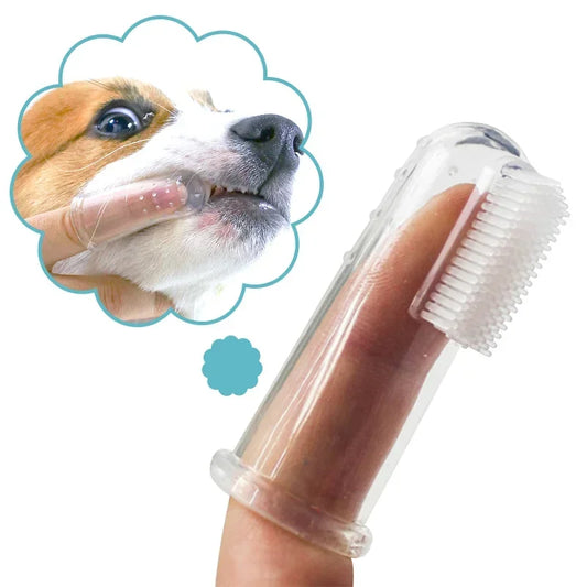 Super Soft Pet Finger Toothbrush – Gentle & Effective Oral Care for Dogs & Cats