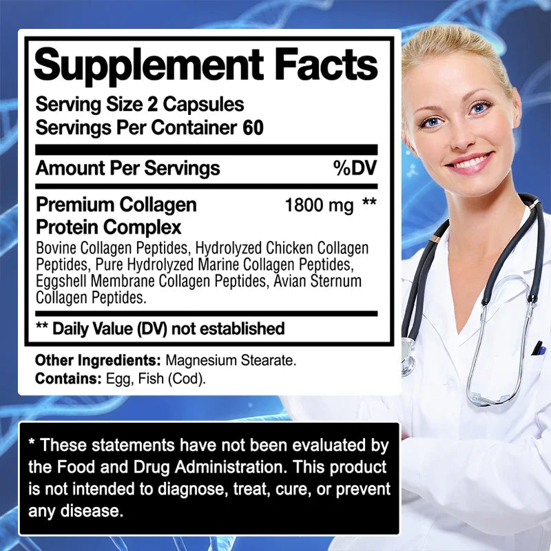 Revitalize Your Body from the Inside Out with Multi-Collagen Capsules