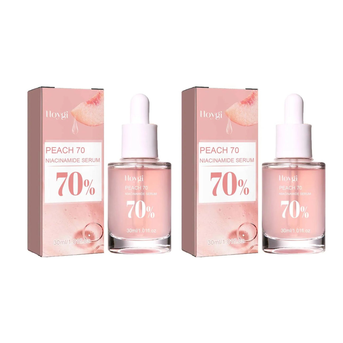Peach 70% Niacinamide Facial Serum – Brighten, Smooth & Glow