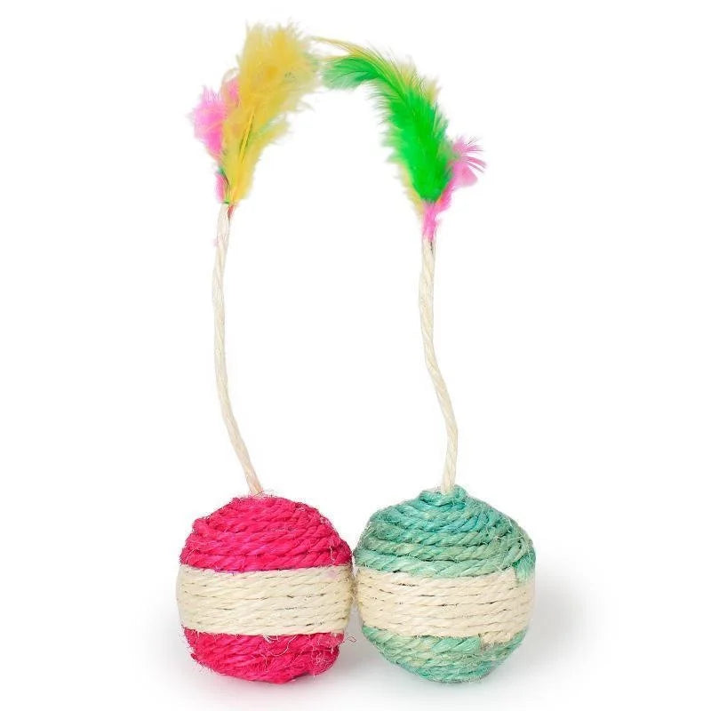 Interactive Sisal Scratching Ball – Fun & Engaging Cat Toy