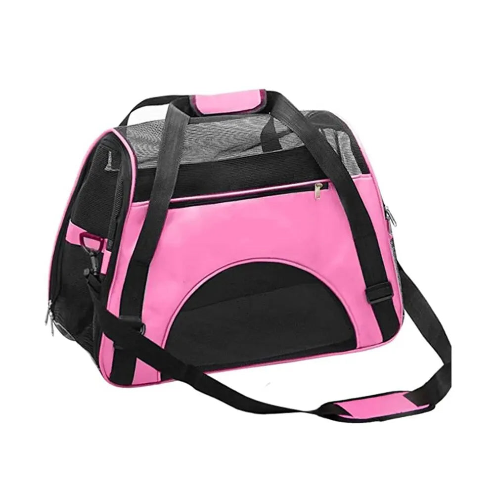 Soft-Sided Pet Travel Carrier – Portable & Foldable Comfort Carrier for Cats, Dogs & Puppies