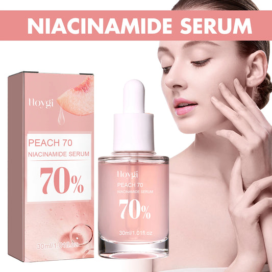 Peach 70% Niacinamide Facial Serum – Brighten, Smooth & Glow