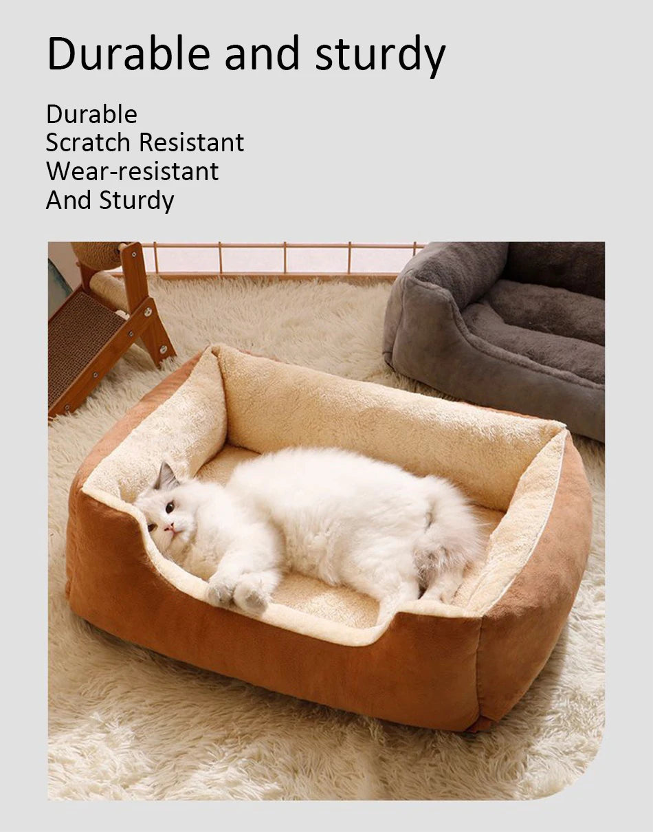Cozy Pet Bed – Soft & Comfortable Cushion for Cats & Dogs | Ideal Sleeping Basket for Kittens & Small Pets