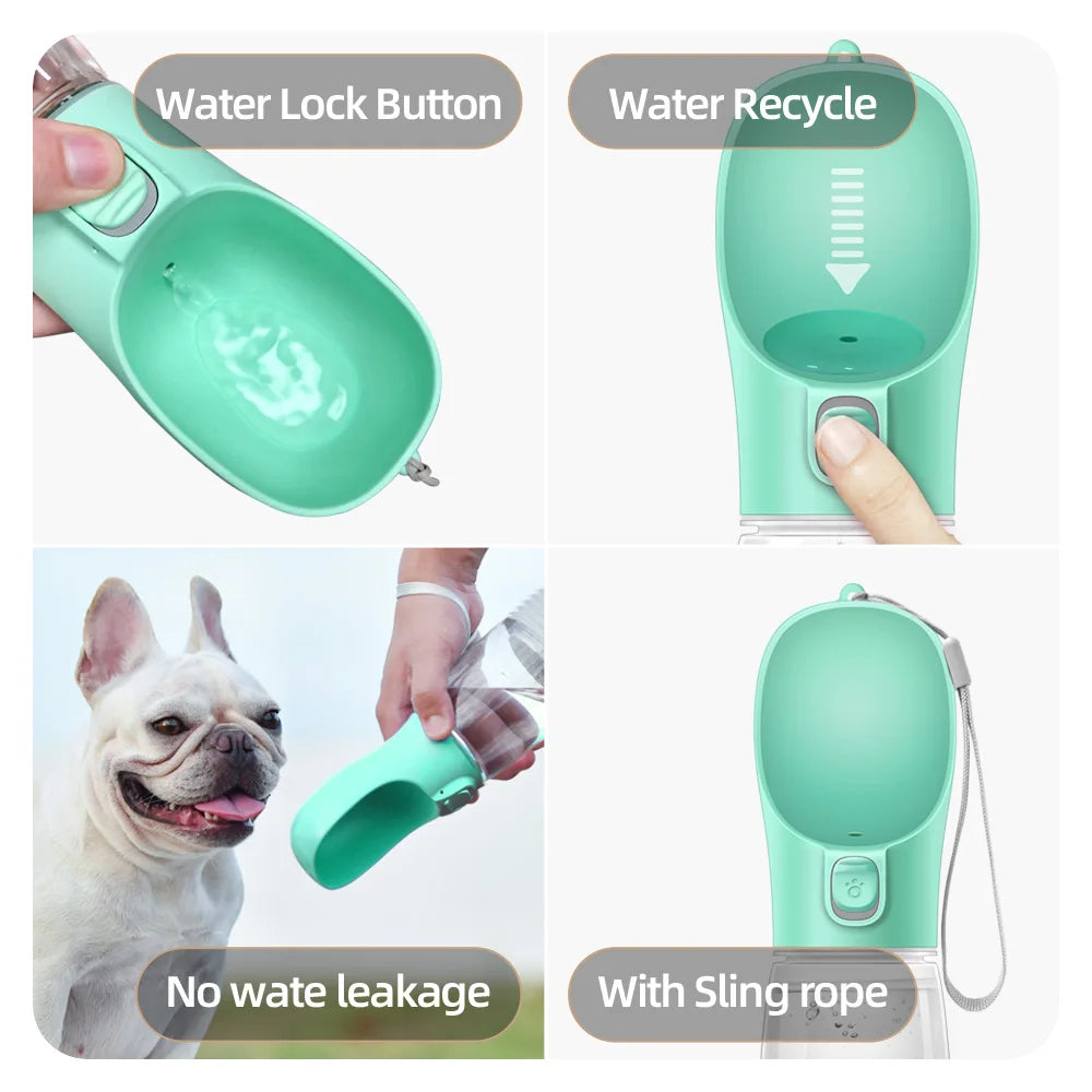 Portable Dog Water Bottle – Leakproof & Convenient Hydration for Pets on the Go