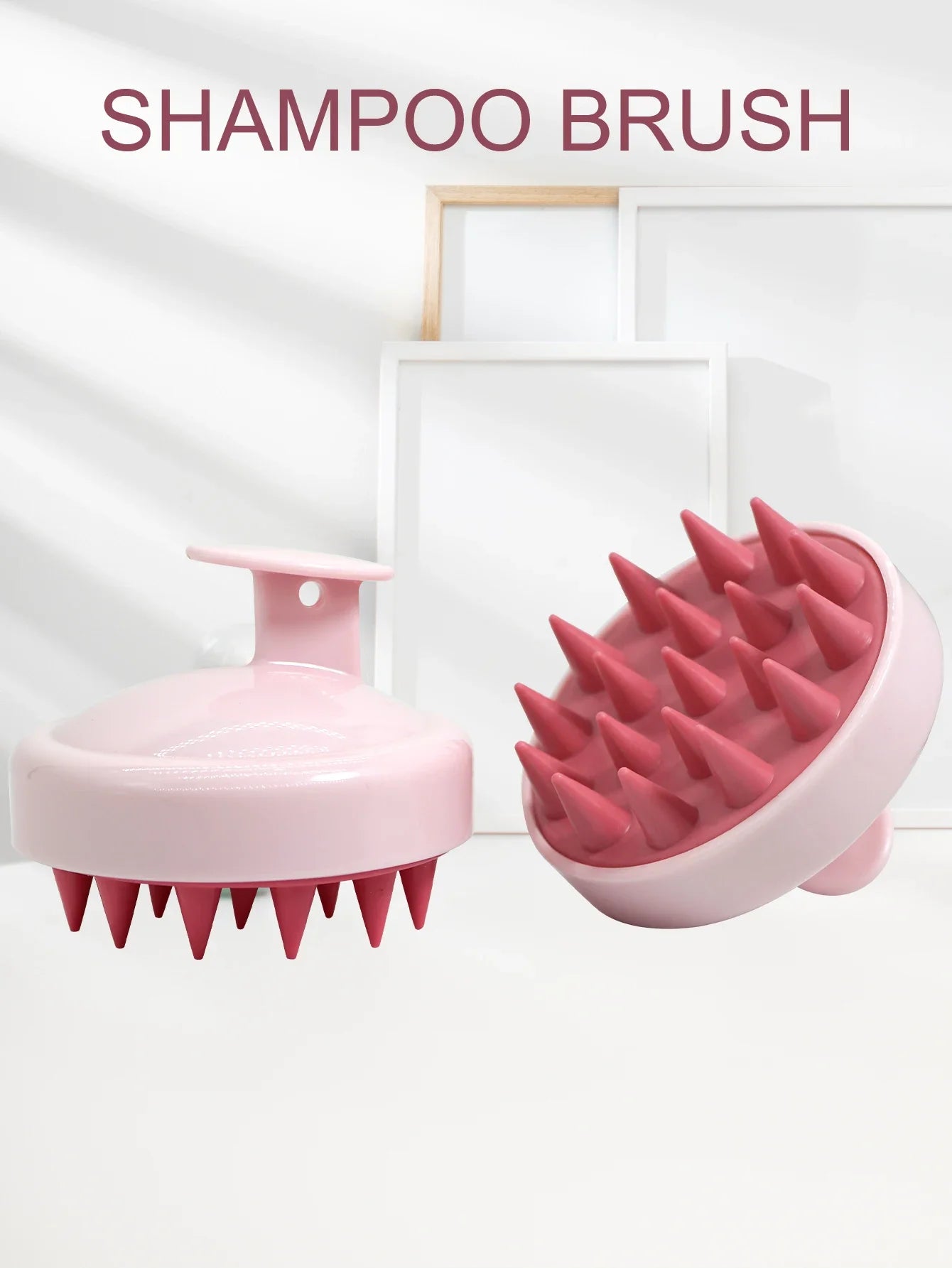🧼 Silicone Shampoo Brush & Scalp Massage Comb – Relax, Cleanse & Rejuvenate
