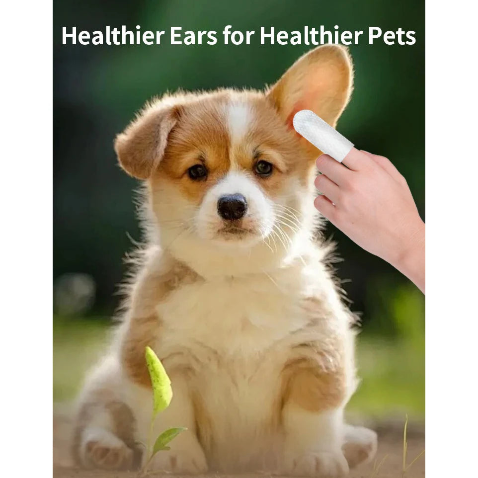 Pet Ear Cleaning Wipes – Gentle & Effective Ear Care for Cats & Dogs