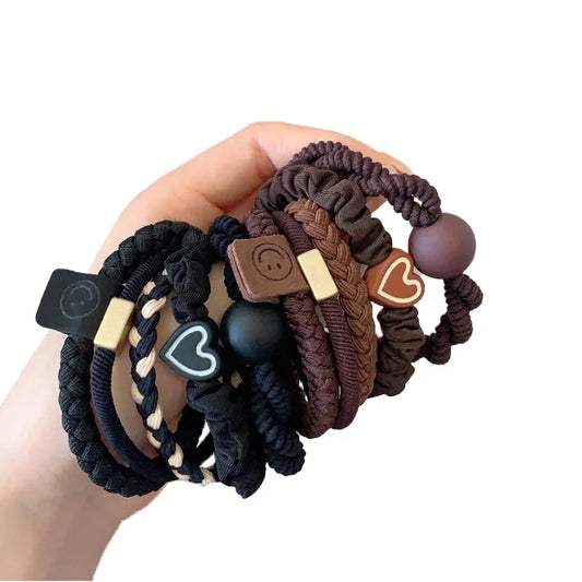 💁‍♀️ 10PCS Women’s Hair Ring Set – Stylish, Strong & Ready for Every Look
