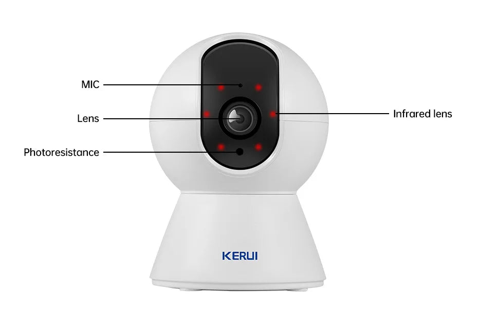 KERUI WiFi Pet & Home Security Camera – 4K Ultra HD Smart Surveillance