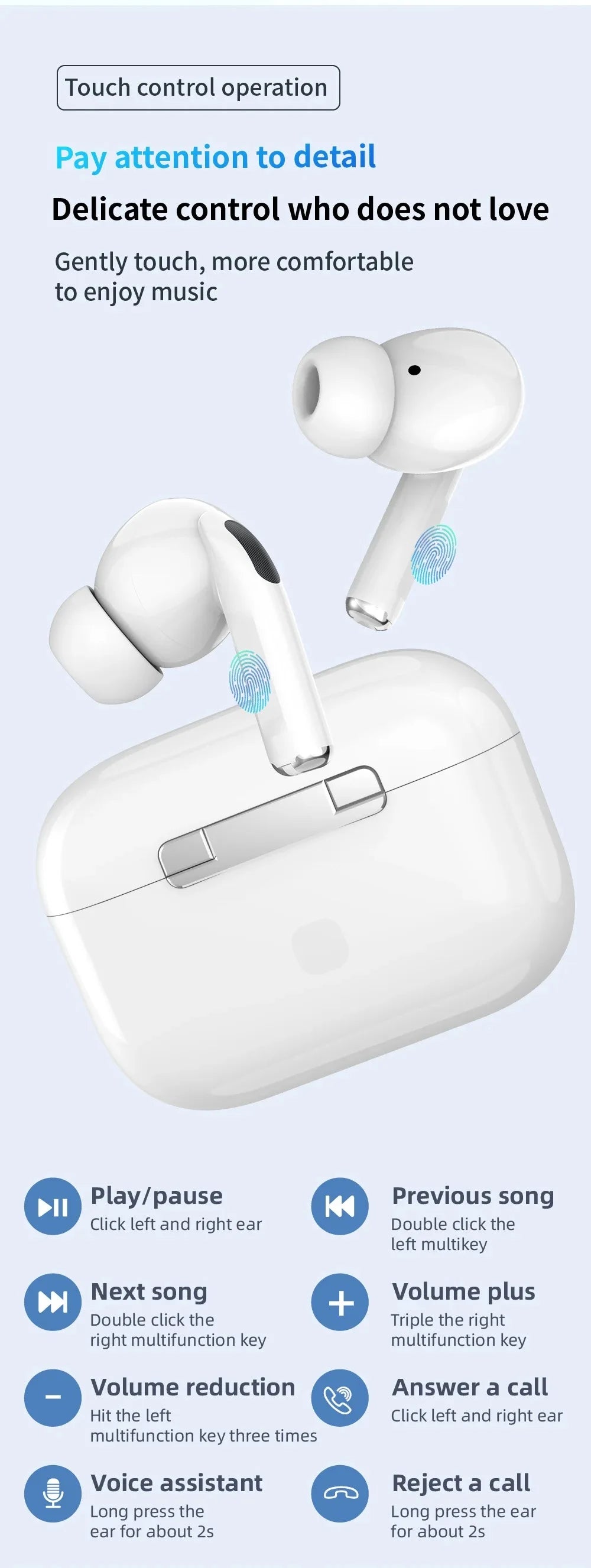 2025 New Air Pro True Wireless Bluetooth Earphones – HiFi Sound Meets Next-Gen Performance