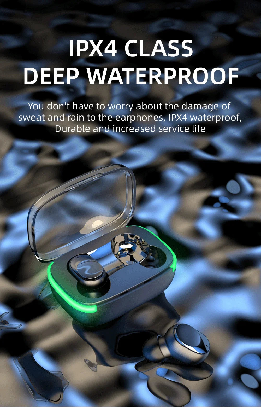 New Y60 TWS Bluetooth Earphones – Wireless Precision for Music, Gaming & More