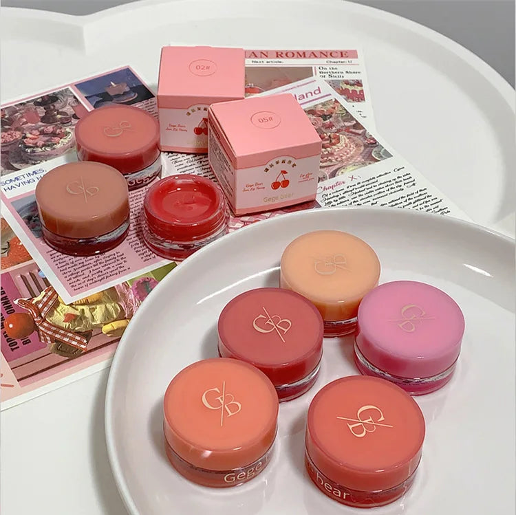 🍯 Gege Bear Jam Lip Honey – Canned Jam Lip Gloss with Shine, Moisture & Magic