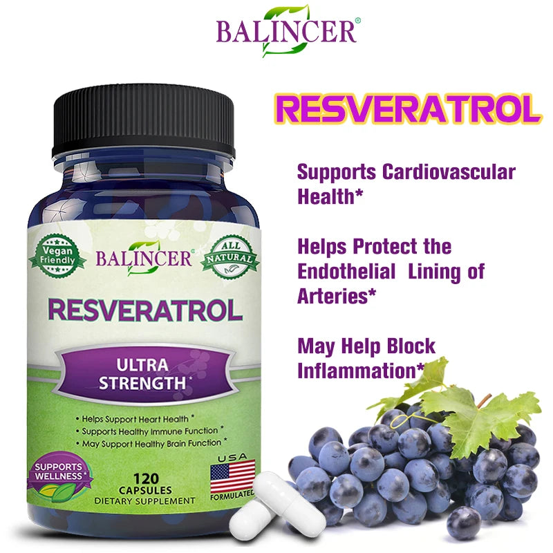 Elevate Your Wellness with Balincer Resveratrol Capsules