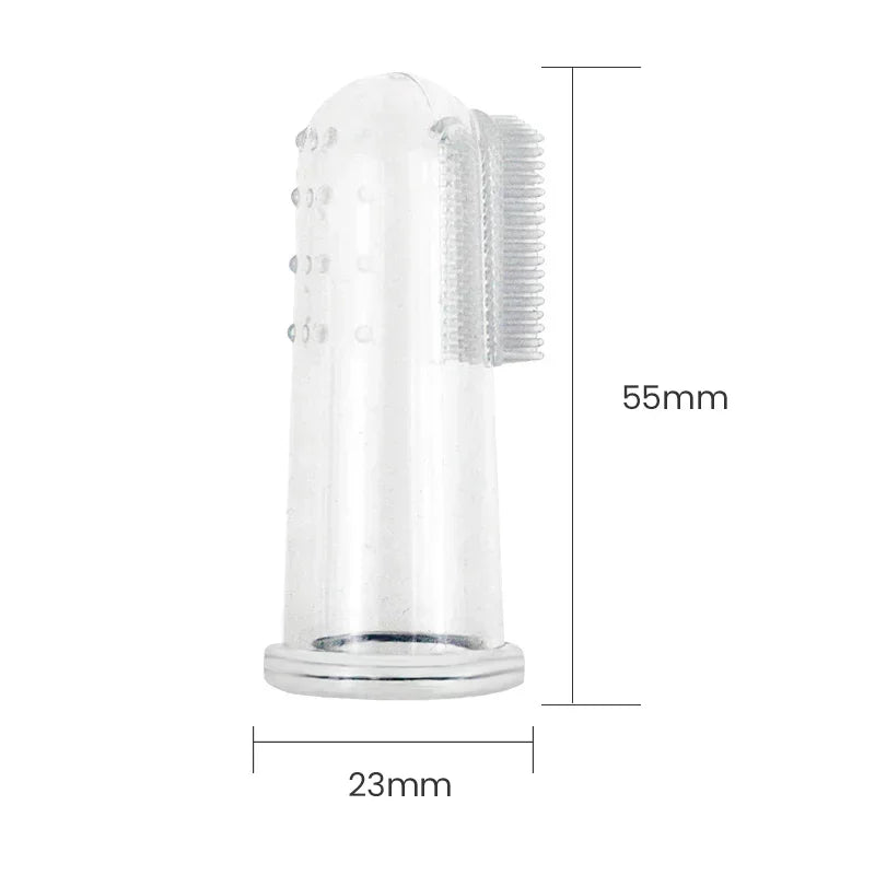 Super Soft Pet Finger Toothbrush – Gentle & Effective Oral Care for Dogs & Cats