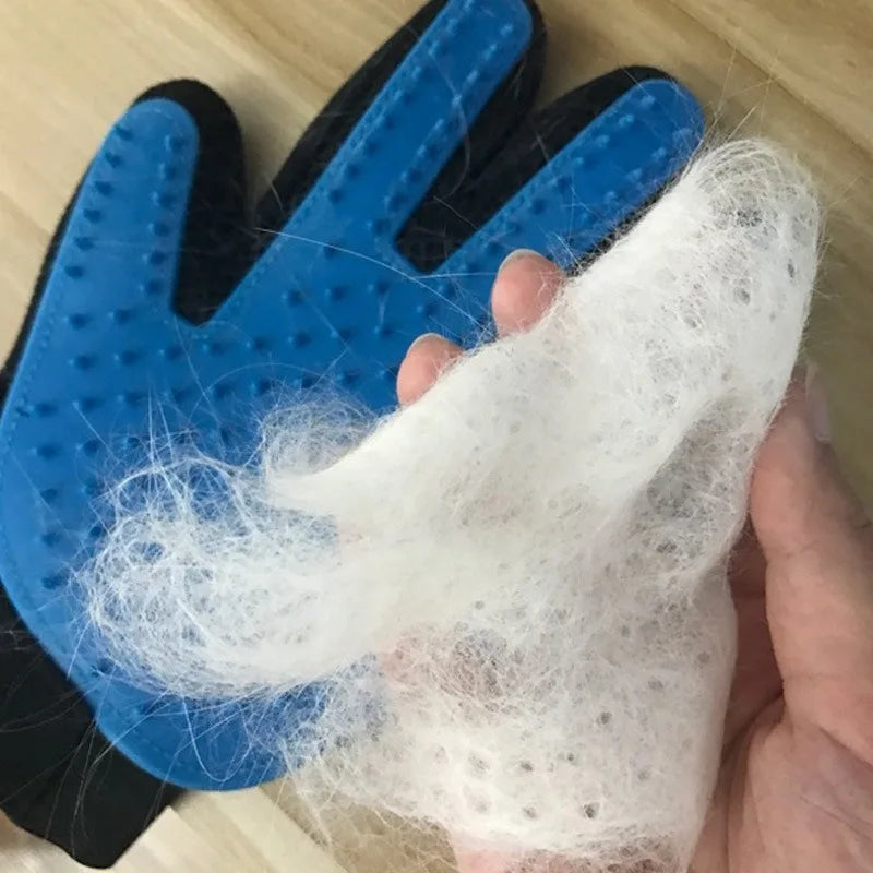 Hair combing gloves-Popular hot selling for pet dogs and cat, sturdy and durable effective hair combing pet supplies