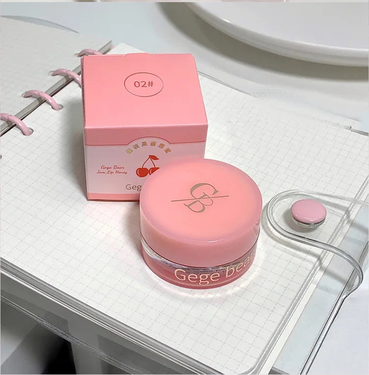 🍯 Gege Bear Jam Lip Honey – Canned Jam Lip Gloss with Shine, Moisture & Magic