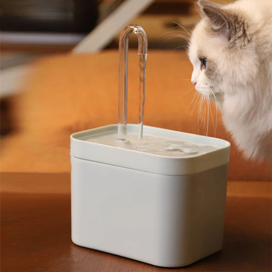 Ultra-Quiet Smart Cat Water Fountain – Automatic 1.5L Pet Water Dispenser