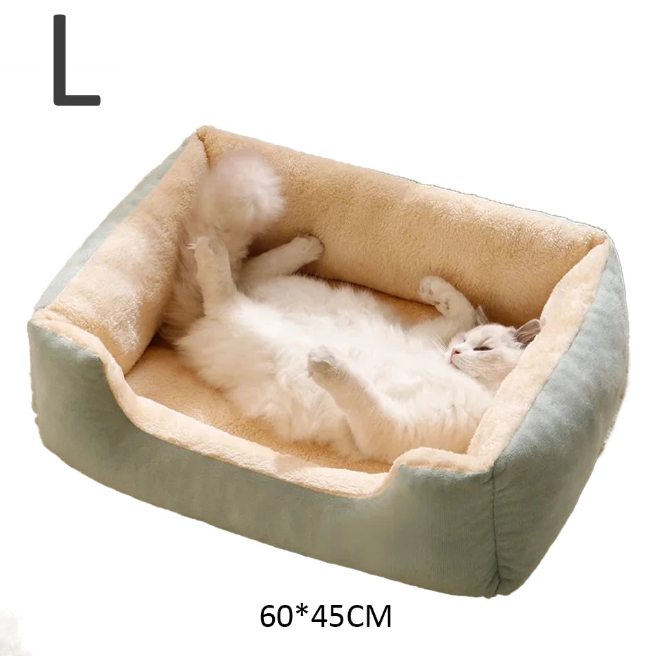 Cozy Pet Bed – Soft & Comfortable Cushion for Cats & Dogs | Ideal Sleeping Basket for Kittens & Small Pets