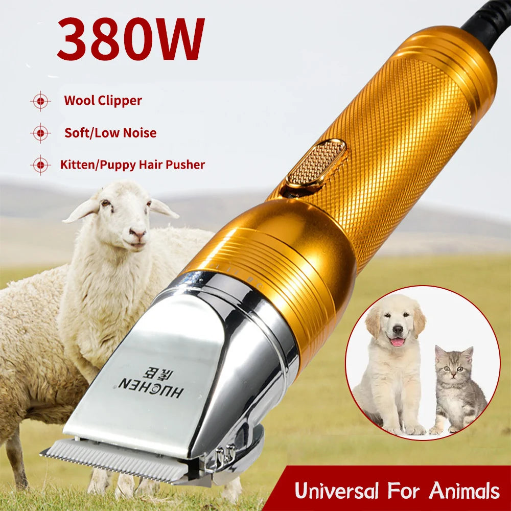 380W Cordless Cashmere Goat Shearer – 12V Electric Hair Trimmer for Pets & Livestock | Ideal for Cats, Dogs, Rabbits, Sheep & Carpet Tufting