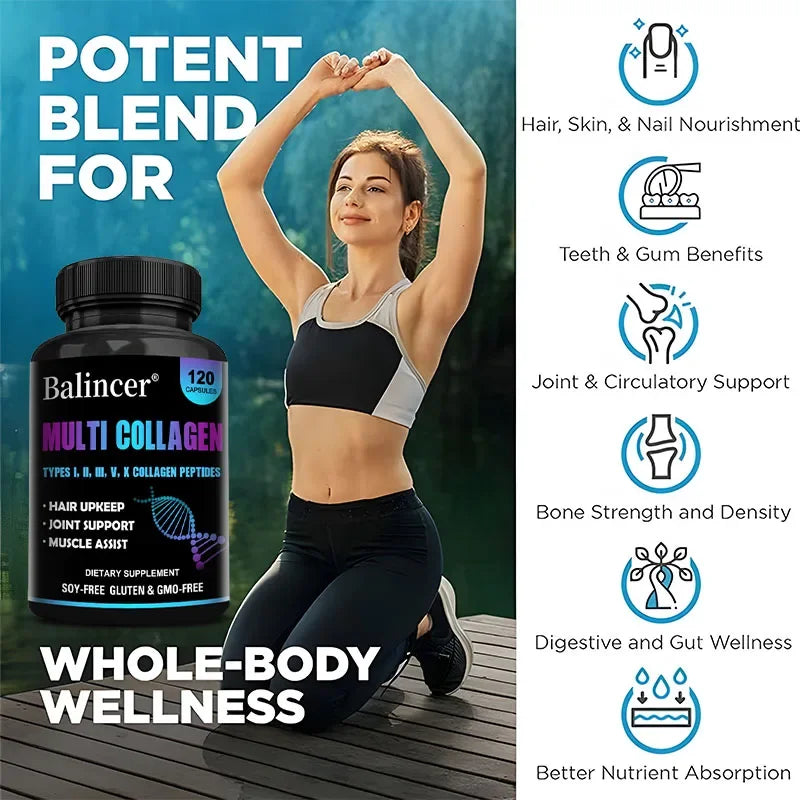 Revitalize Your Body from the Inside Out with Multi-Collagen Capsules