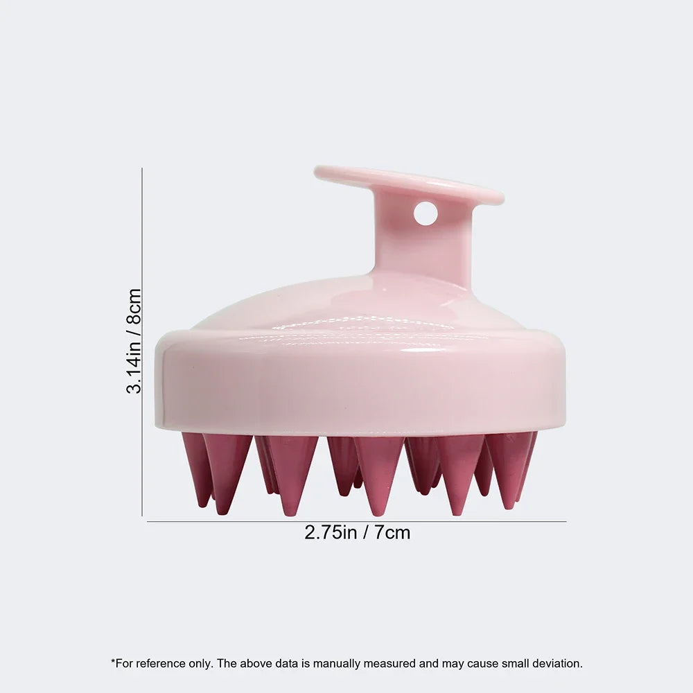 🧼 Silicone Shampoo Brush & Scalp Massage Comb – Relax, Cleanse & Rejuvenate