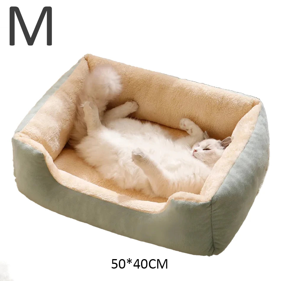 Cozy Pet Bed – Soft & Comfortable Cushion for Cats & Dogs | Ideal Sleeping Basket for Kittens & Small Pets