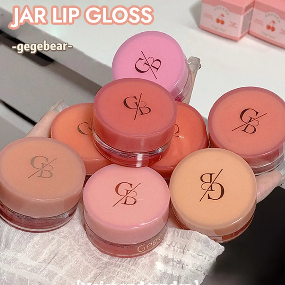 🍯 Gege Bear Jam Lip Honey – Canned Jam Lip Gloss with Shine, Moisture & Magic