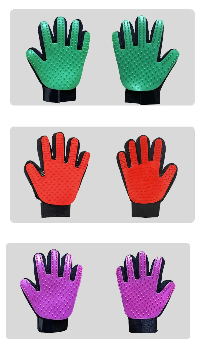 Hair combing gloves-Popular hot selling for pet dogs and cat, sturdy and durable effective hair combing pet supplies