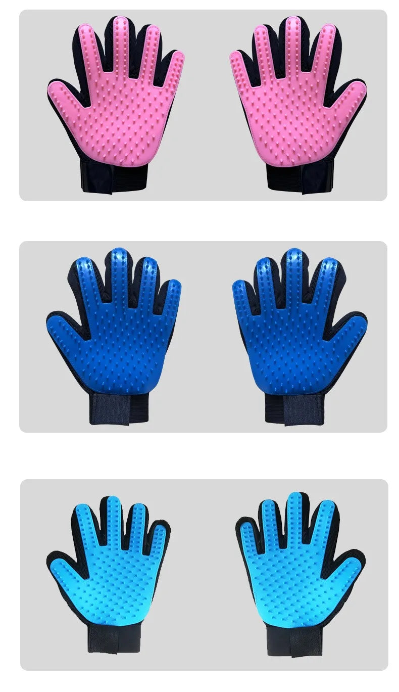 Hair combing gloves-Popular hot selling for pet dogs and cat, sturdy and durable effective hair combing pet supplies