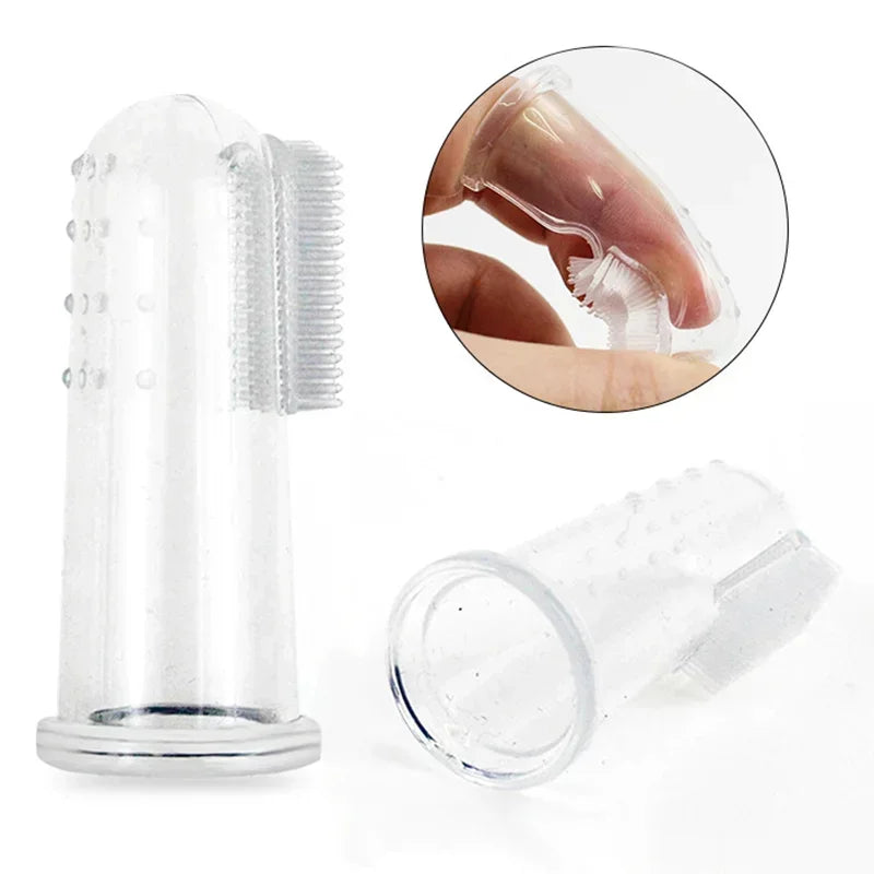 Super Soft Pet Finger Toothbrush – Gentle & Effective Oral Care for Dogs & Cats