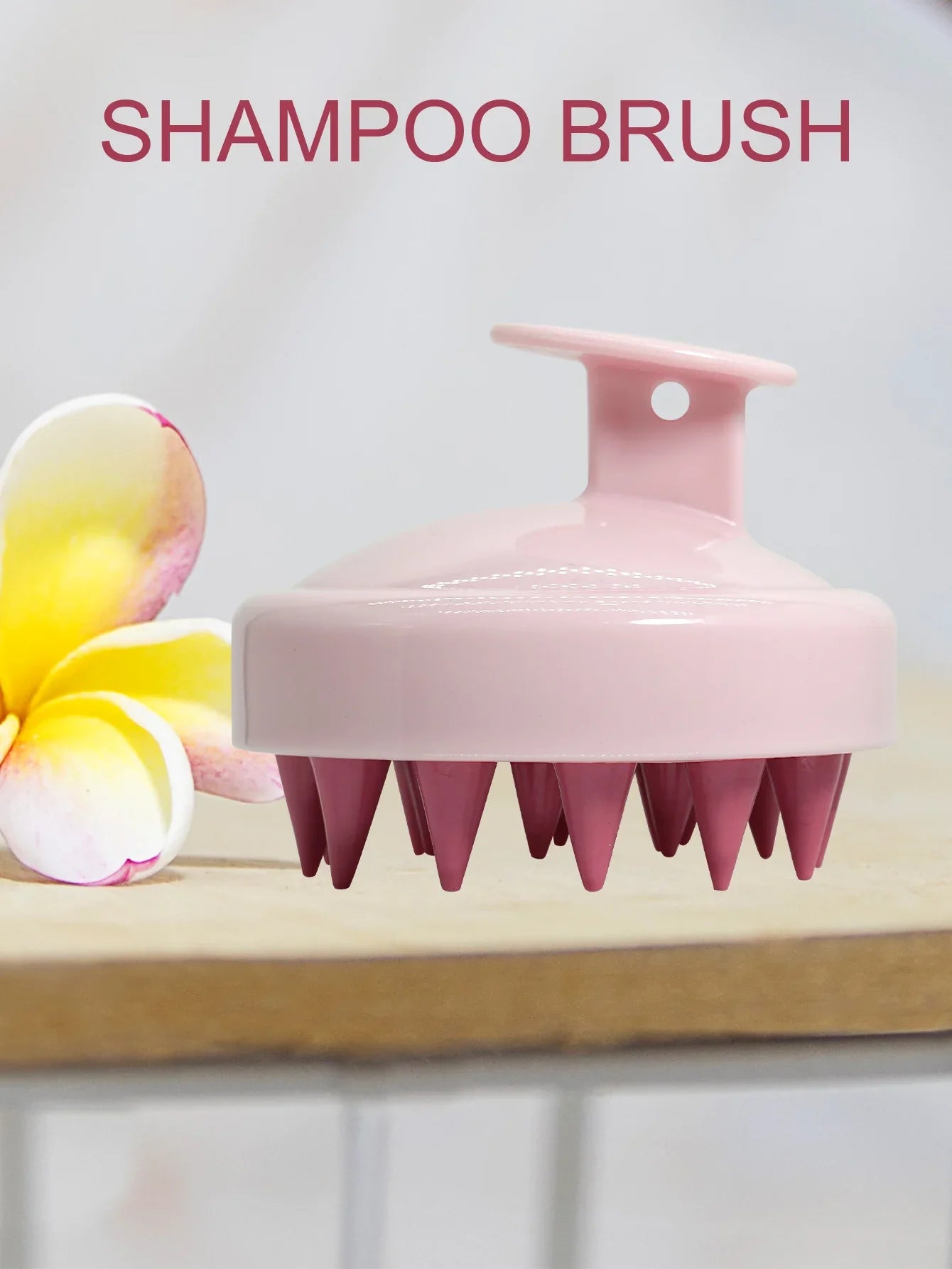 🧼 Silicone Shampoo Brush & Scalp Massage Comb – Relax, Cleanse & Rejuvenate