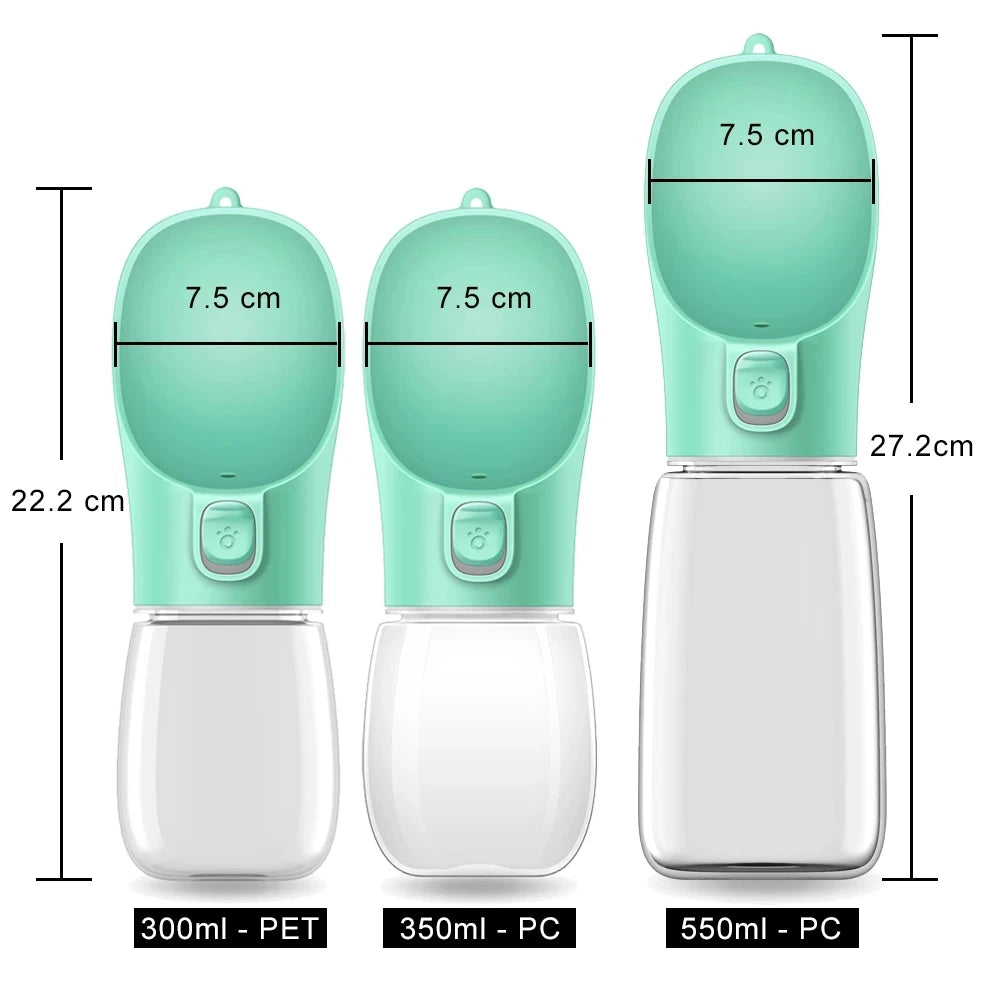 Portable Dog Water Bottle – Leakproof & Convenient Hydration for Pets on the Go