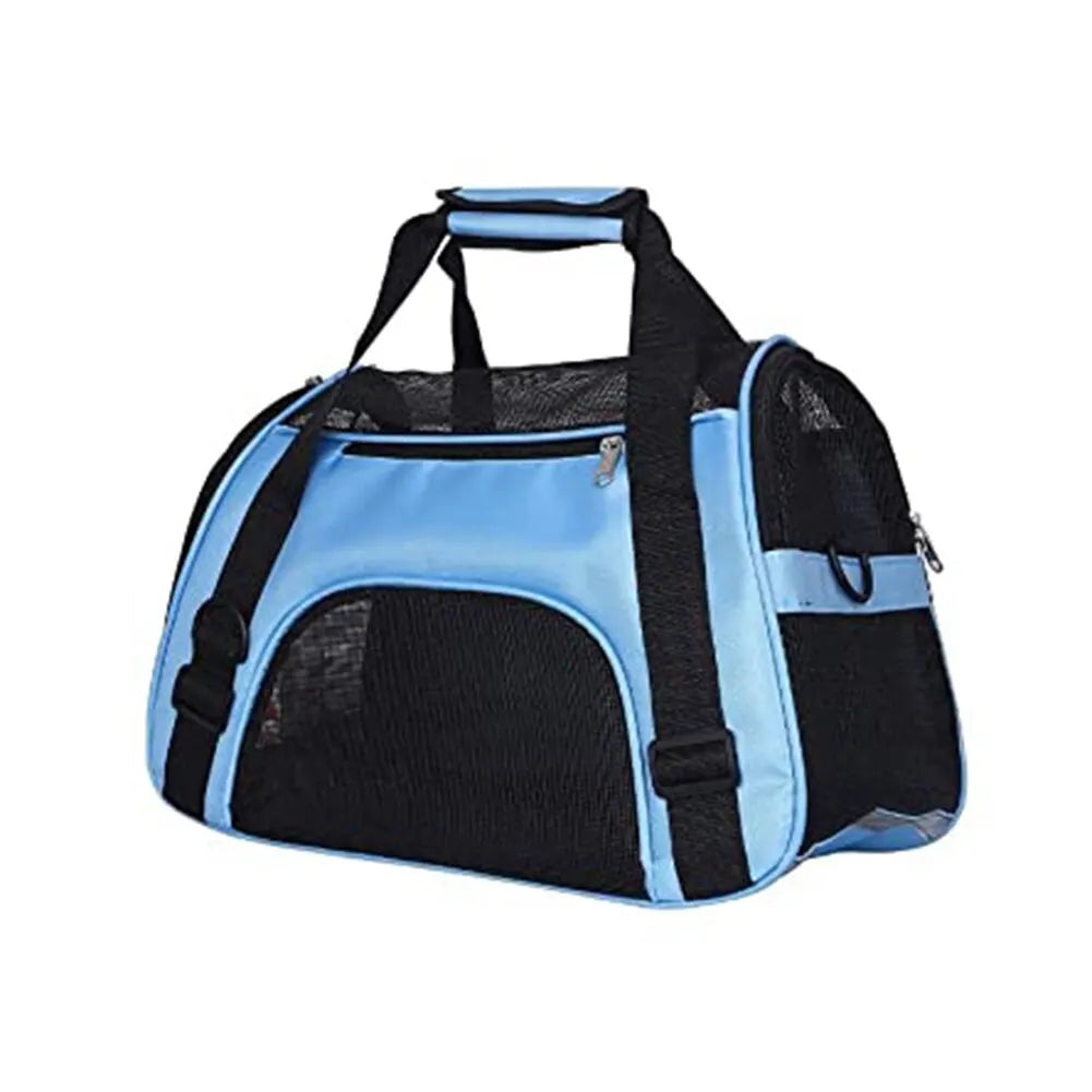 Soft-Sided Pet Travel Carrier – Portable & Foldable Comfort Carrier for Cats, Dogs & Puppies