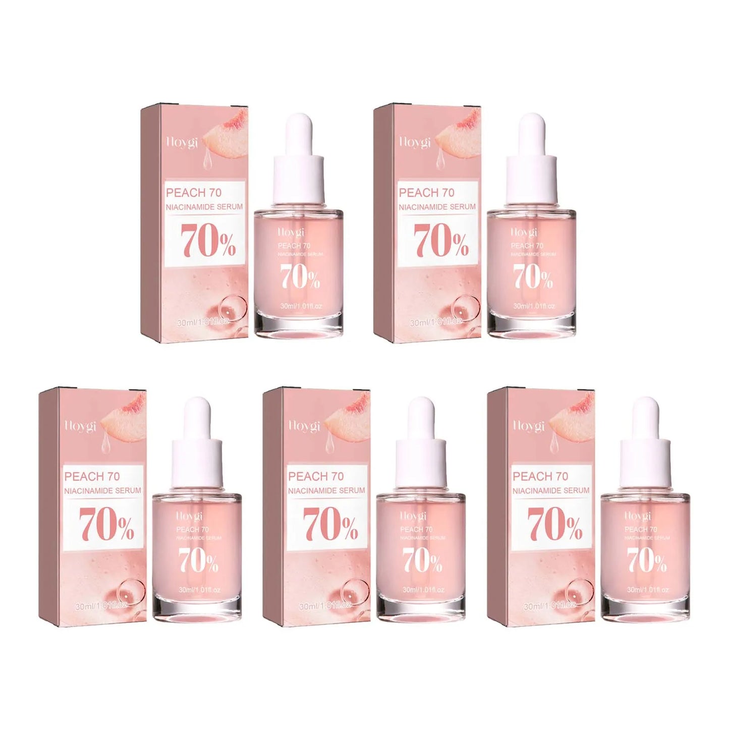 Peach 70% Niacinamide Facial Serum – Brighten, Smooth & Glow
