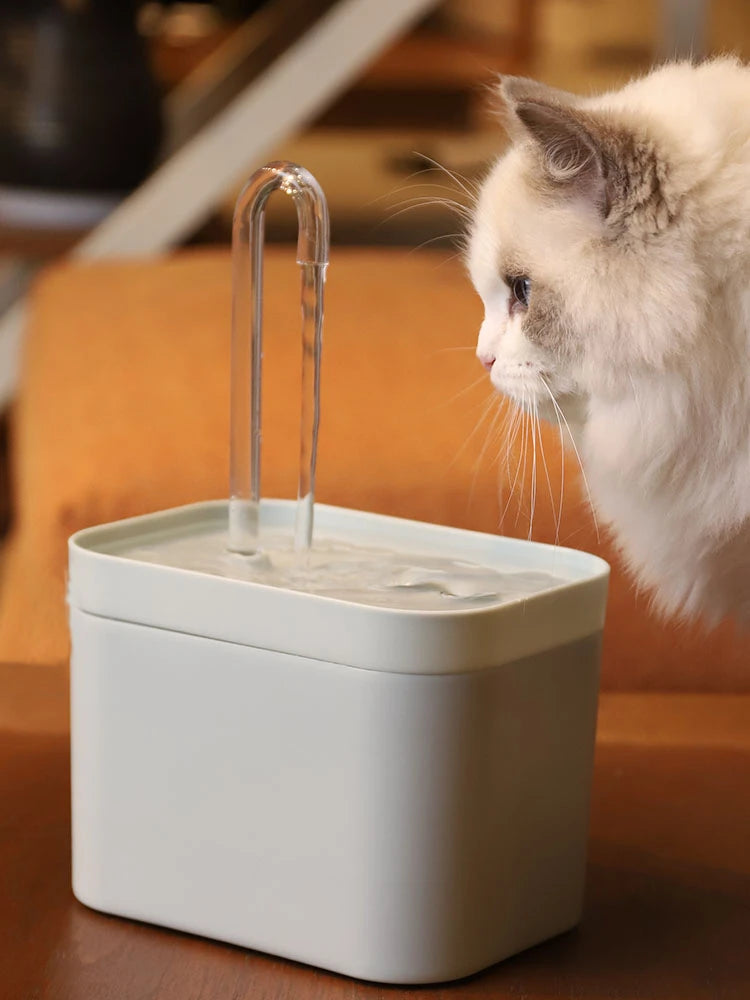 Ultra-Quiet Smart Cat Water Fountain – Automatic 1.5L Pet Water Dispenser