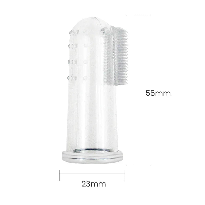 Super Soft Pet Finger Toothbrush – Gentle & Effective Oral Care for Dogs & Cats